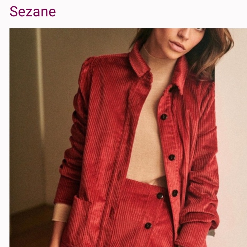 Sézane Emilie corduroy jacket EUC 😍